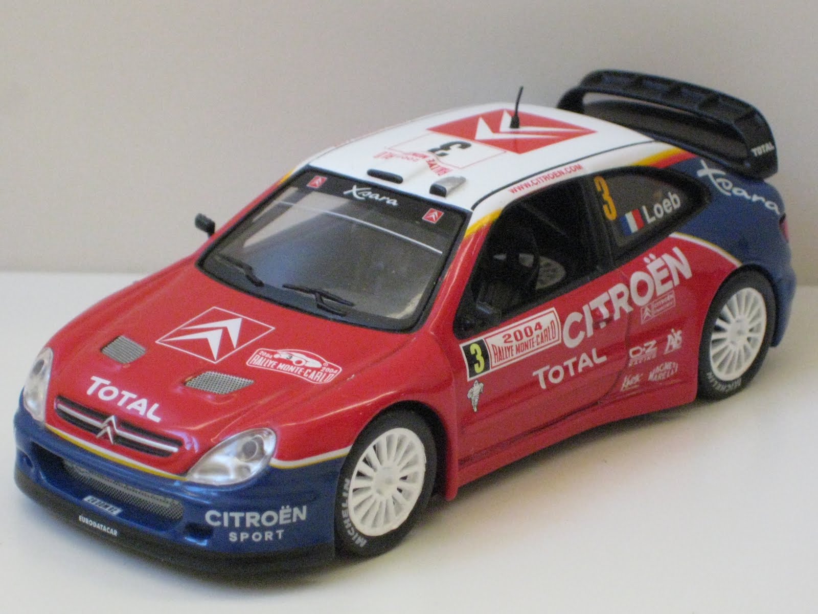Figurine WRC Citroën Winner 2004 - Sébastien Loeb Échelle 1/43 - Dany - Occasion