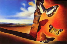 Paisaje con mariposas - Dalí