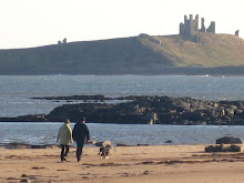 Dunstaburgh Castle from Embleton Beach Northumberland