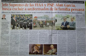 A las FFAA y PNP este gobierno le da como a Piñata...