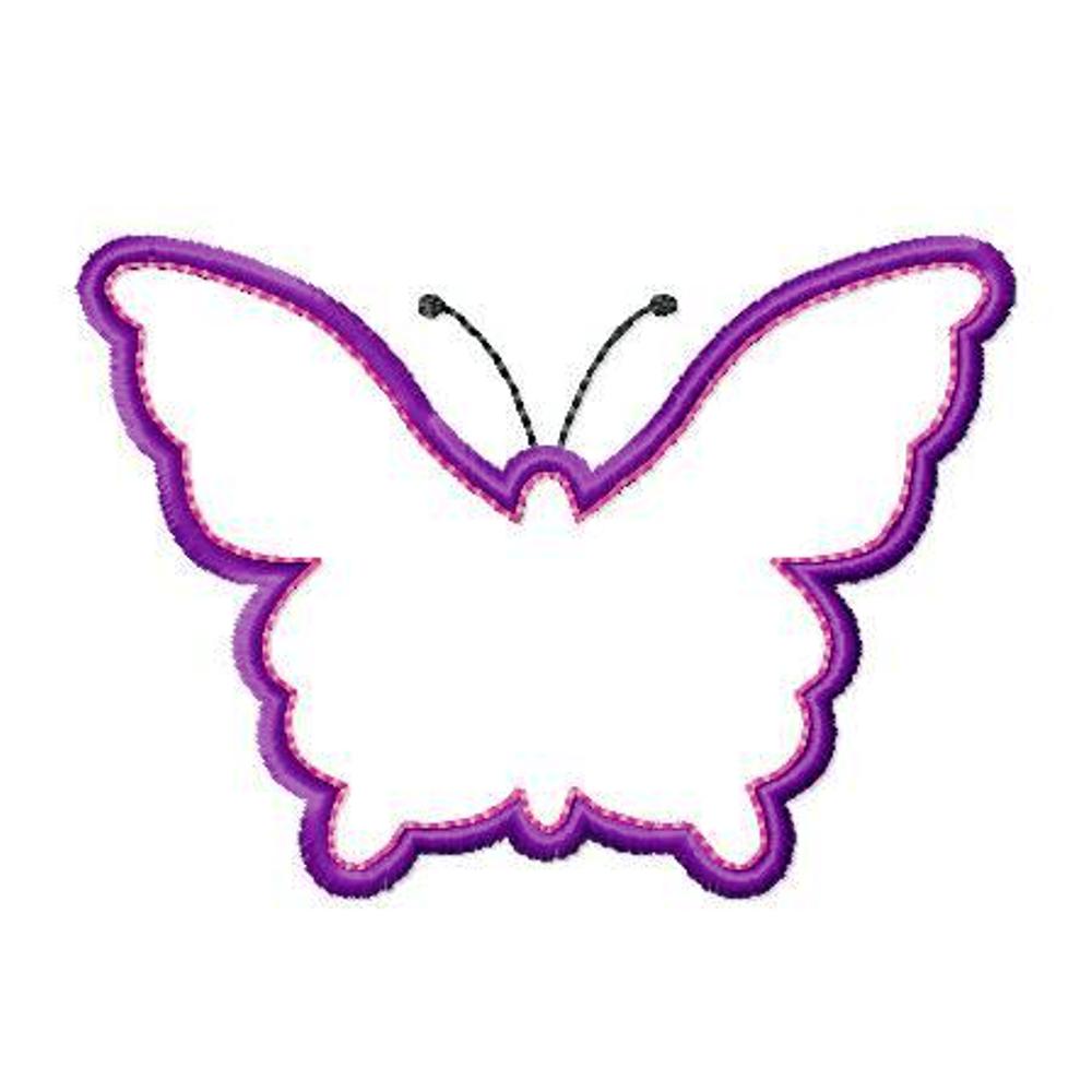 Butterfly machine embroidery designs @ S-Embroidery.com