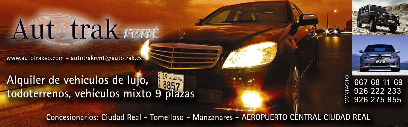 Weblog Autotrak rent  Alquiler de Coches,Vehiculos Lujo,4x4 Ciudad Real y Aeropuerto