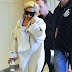 Lady gaga in crazy outfit at the airport