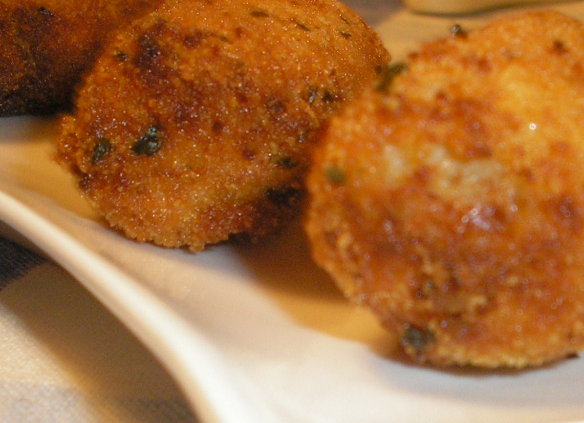 MIS RECETAS PARA SOLTEROS croquetas de pollo asado y garbanzos