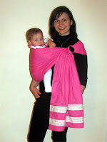 Φορέστε το μωρό σας με χειροποίητο μάρσιπο sling και στο πλάι!