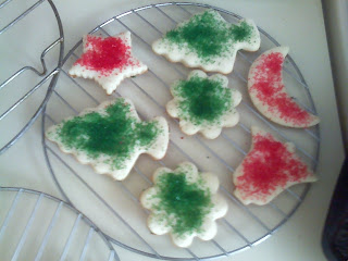 baked Christmas cookies