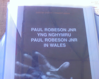 poster advertising Paul Robeson appearance in Wales