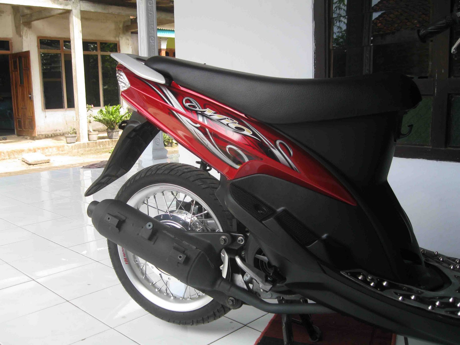  Modifikasi  Mio  Sporty Ring 14  Modifikasi  Motor Kawasaki 