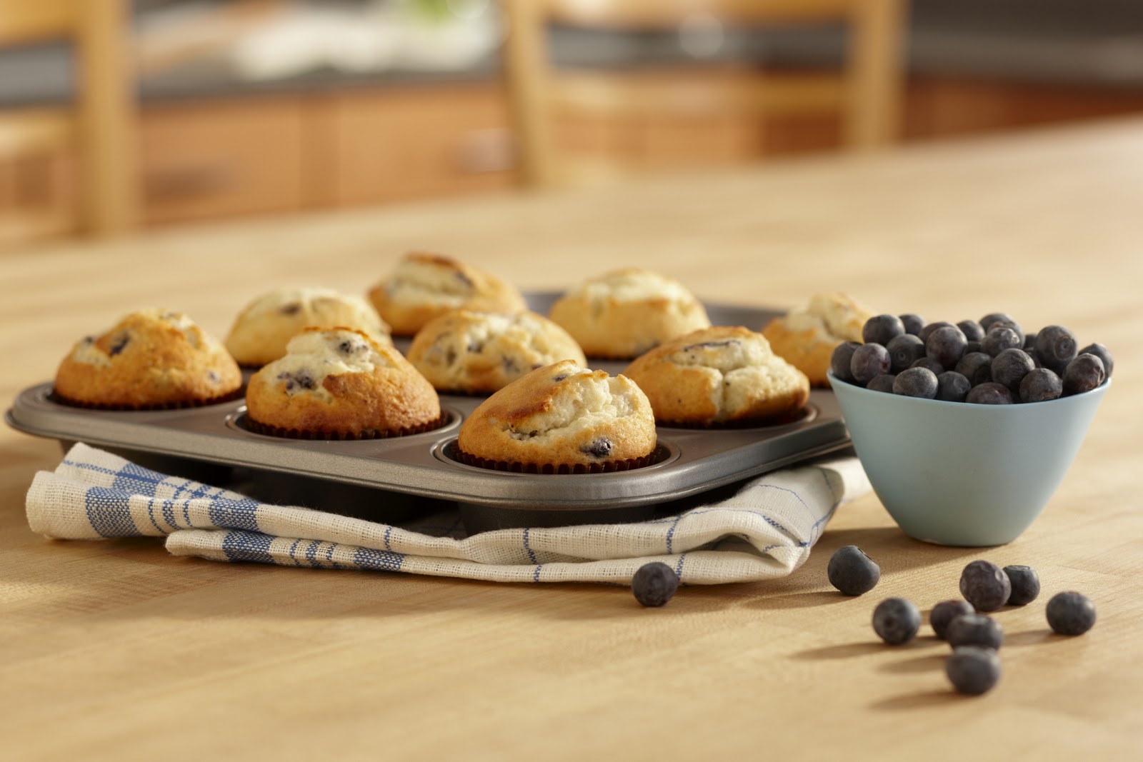 SHORTBREAD Healthy, Whole Wheat, Dairy Free and Sugar free Blueberry Muffins