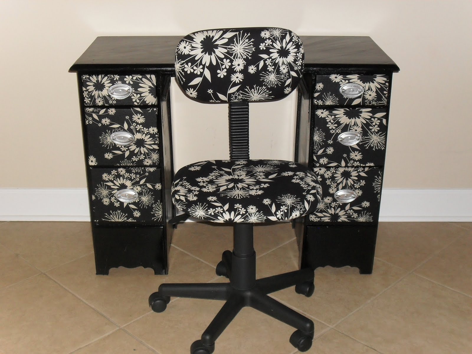 Brittney's Budget Crafts Refinished desk