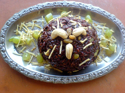 Onion, Cinnamon, and Dry Fruit Pilaf