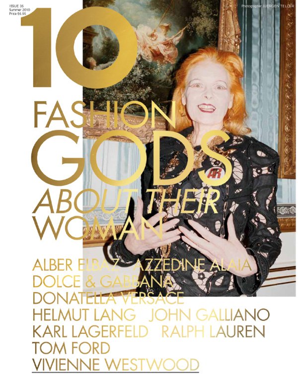 10 magazine. Vivian Ford. The best Covers Magazines with Vivienne Westwood.