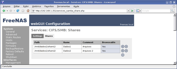 Blog Hardway: Tutorial configuração FreeNAS