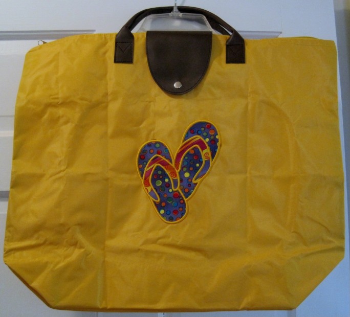 The A nita Fold-Up Embellished Tote Bag