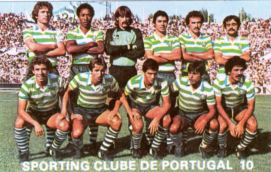 FOOTBALL RETRO Sporting Lisbon 1981 1982 Sporting Lisbonne 1981 1982