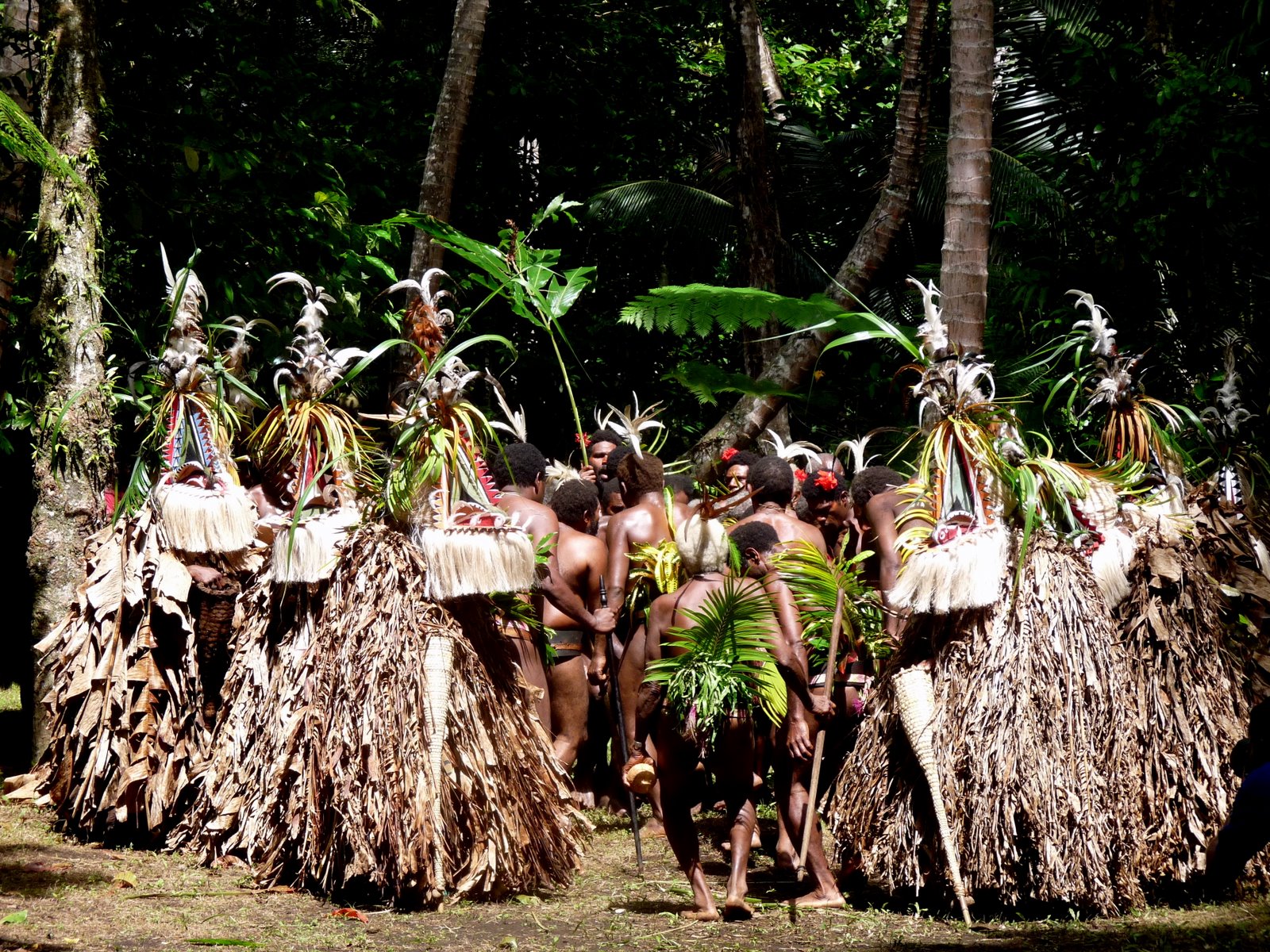 Cop Out's Big Adventures Rom masks and dancers