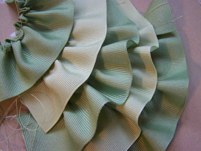 Made by Me. Shared with you.: Ruffled Ribbon Christmas Tree Applique ...