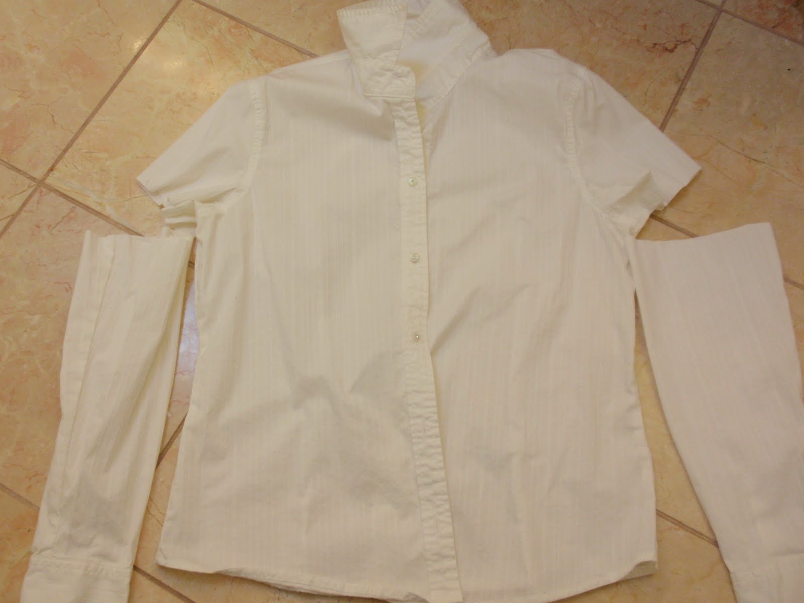 My Craft Closet: Messy Ruffle Collar Dress Shirt tutorial