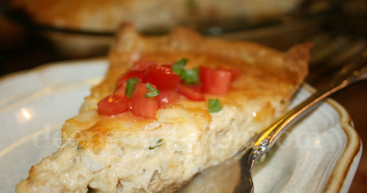 Deep South Dish Crabmeat Quiche