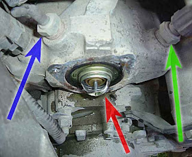 Duae Manus: How To Change a Thermostat on a V6 Ford Ranger
