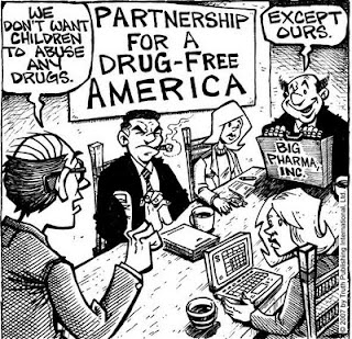 שותפות לסמים חופשיים באמריקה - קריקטורה