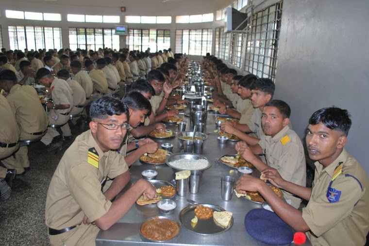 Cadets in the Mess -Wodeyar table