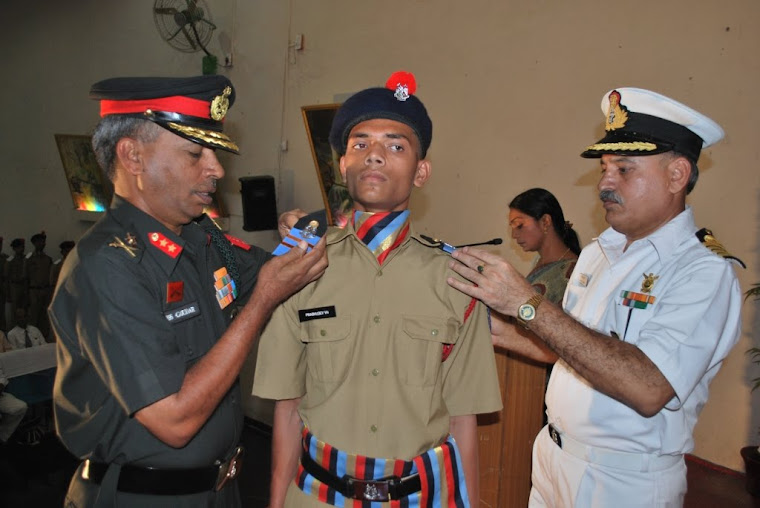 School Vice Captain Prabhudev V Hiremath