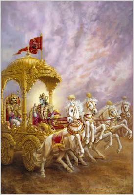 arjuna gita chariot bhagavad
