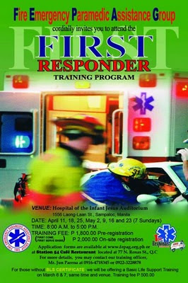 First Responder Training Program Batch 13