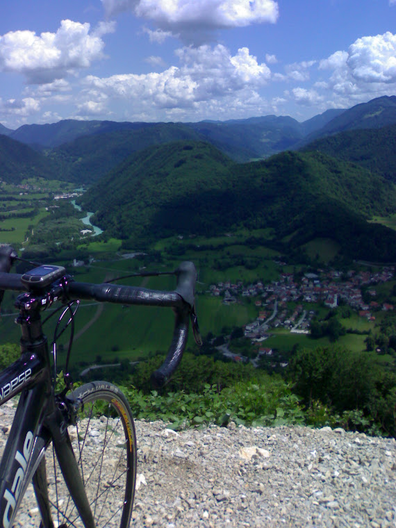 tolmino vista da salita verso passo casoni solarie