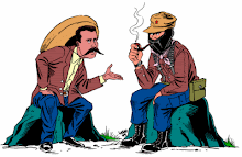 Emiliano Zapata e Subcomandante Marcos