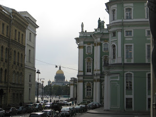 From the side of the Large Hermitage