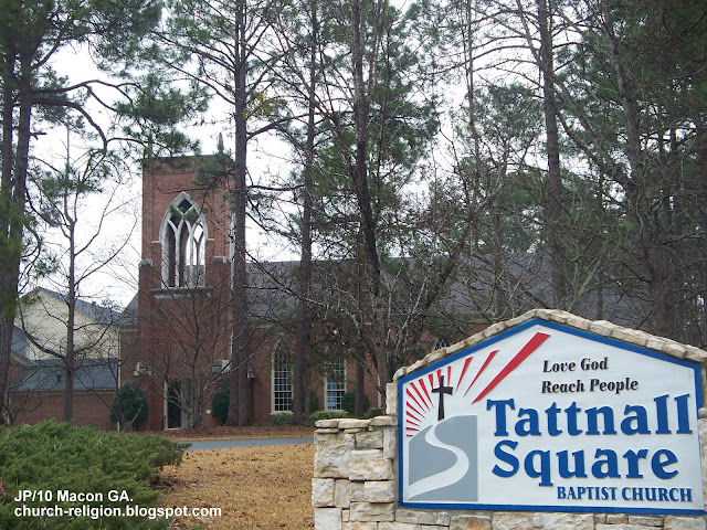 ... GEORGIA, Tattnall Square Baptist Church, Macon Georgia,Bibb County GA