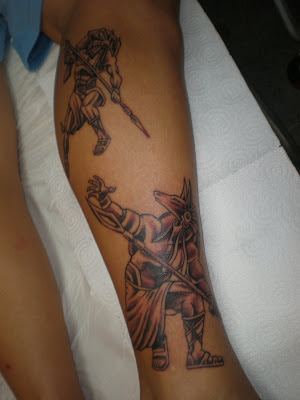 tatuaje de dioses egipcios ( 1a fase )-egiptian gods tattoo ( 1st stage )