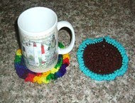 Passionate About Crafting : FREE Country Ruffles Crochet Coaster Pattern!