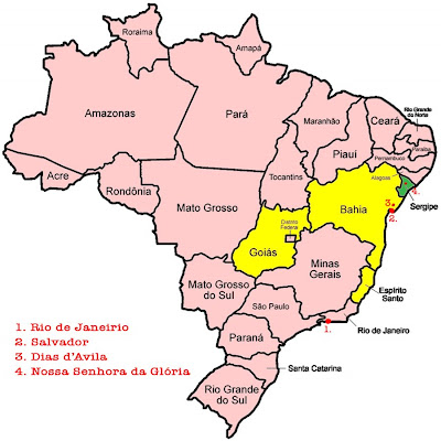Map Brazil Training