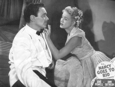 Barry Sullivan with creamy Jane Powell.