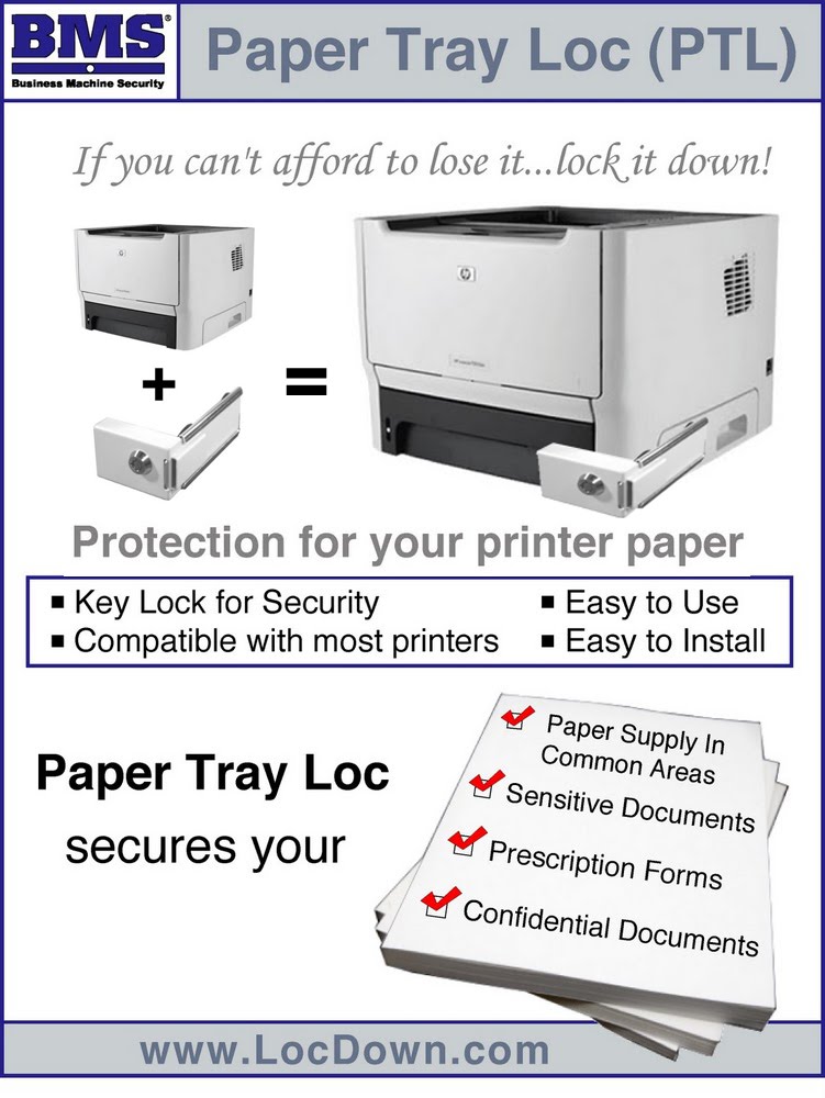 paper tray lock
