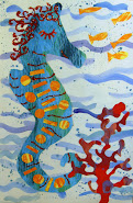 "Eric Carle Inspired Seahorse"  Art Lesson Plans. 16-page PDF Booklet . $5