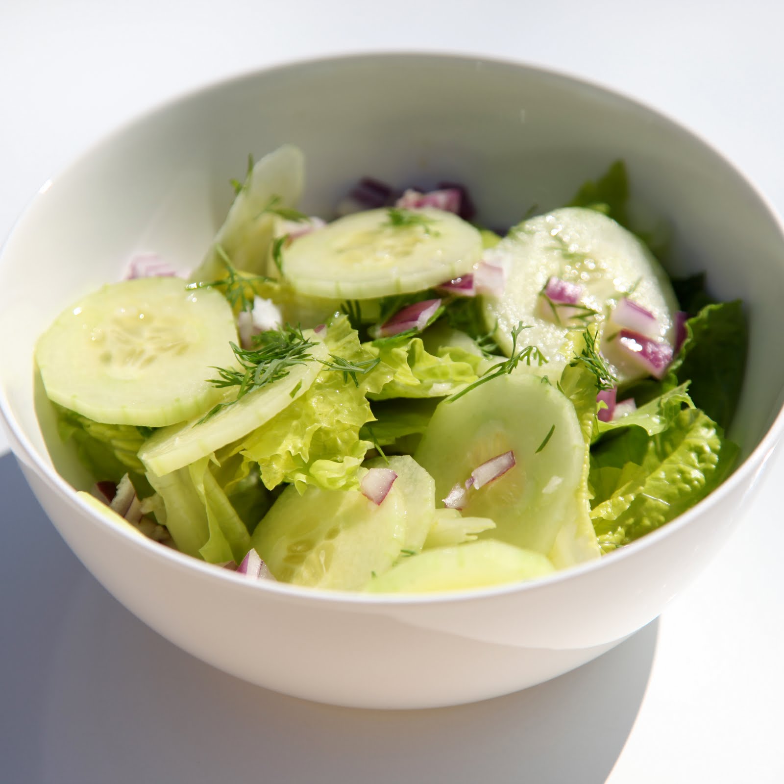 The 10 cent Diet: Fresh Cucumber & Dill Salad