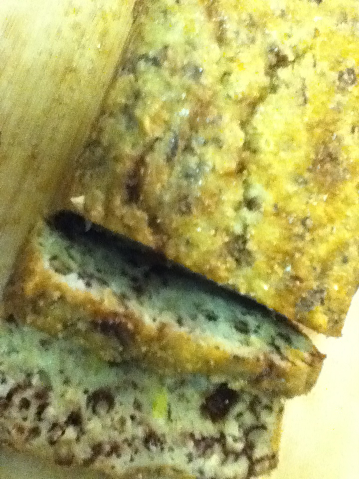 what the fit? coconut, chocolate chip banana bread