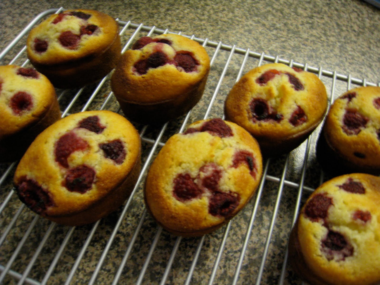 panda & cakes: raspberry friands