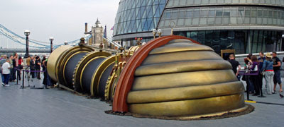 the Telectroscope outside City Hal