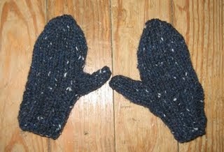 Natural Earth Farm: Two Needle Mitten Knitting Pattern