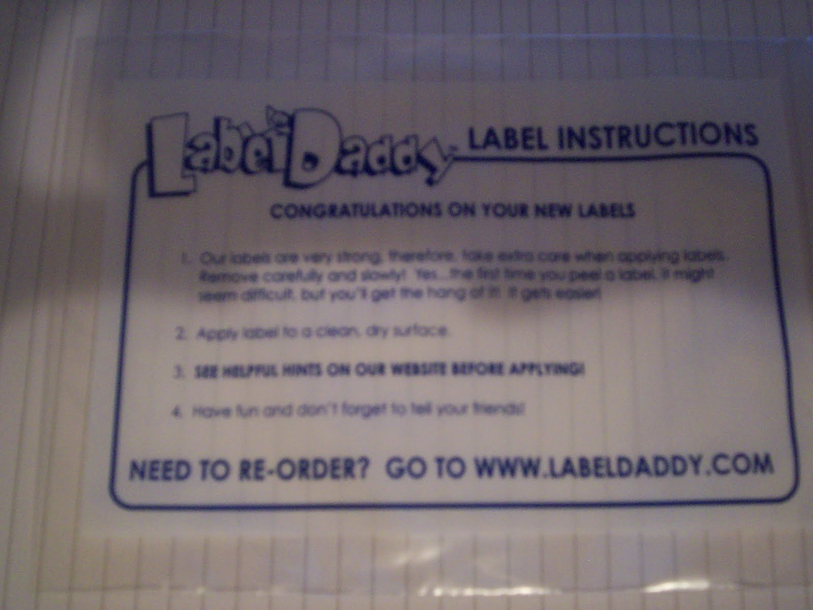 Burkett Blessings Label Daddy Photo Stickers Review & Discount Code