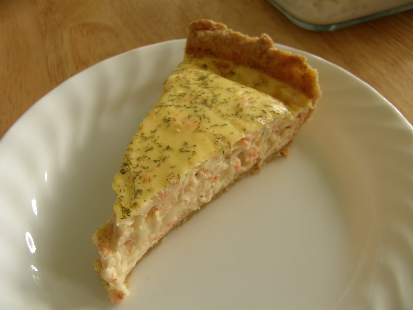 The Brighton's Kitchen Salmon Dill Quiche