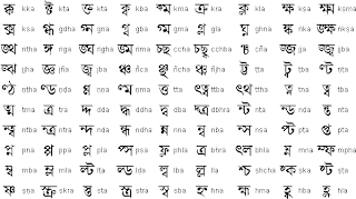 image of Bengali alphabet