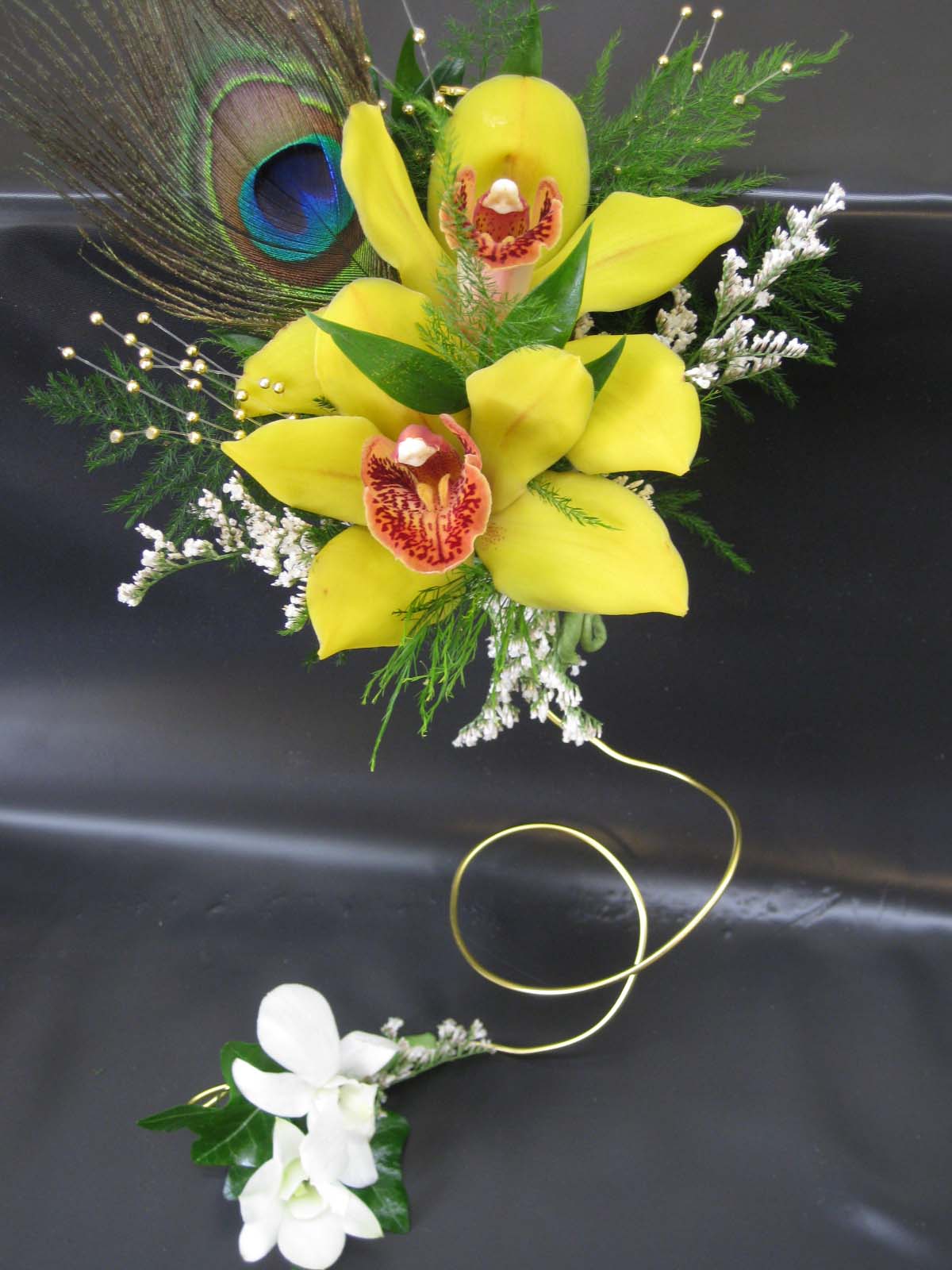 Visser's Florist in Orange County Corsage with bling