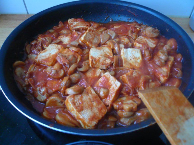 Je suis une quiche en cuisine... mais je me soigne !! Ragoût de tofu