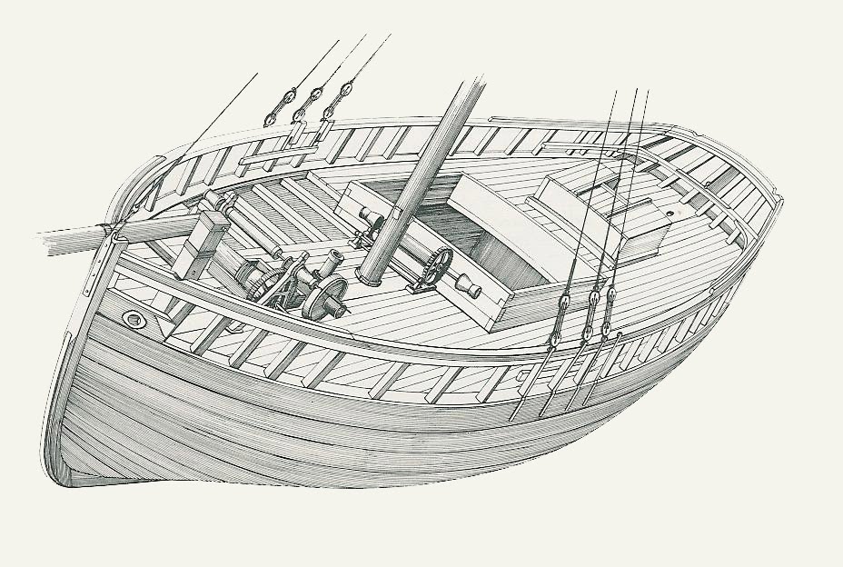Византийский корабль чертеж